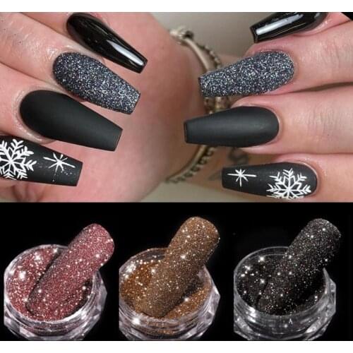 1box dimond Holographic nail powder Glitter Design nail glitter Dust accessories fine glitter bulk purpurina para manualidades