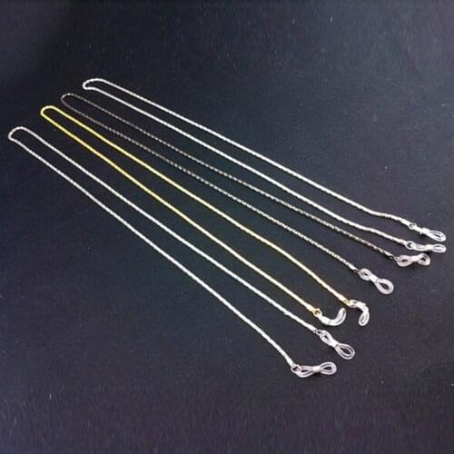 1pcs 61cm Sunglasses Lanyard Strap Necklace Metal Eyeglass Glasses Chain Cord For Reading Glasses 4 Colors