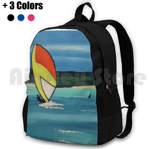 Windsurfers 1 Outdoor Hiking Backpack Riding Climbing Sports Bag Windsurfing Water Sports Wind Sports