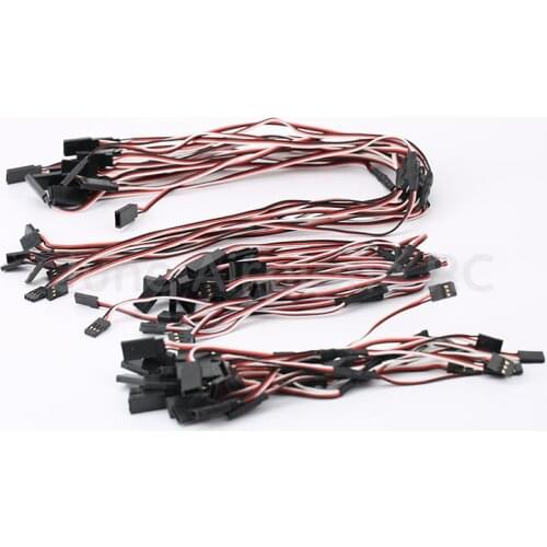 10pcs 150mm 300mm 500mm Y Extension Lead Wire Cable Universal for RC Battery Servo ESC Futaba JR Quadcopter Y Cable