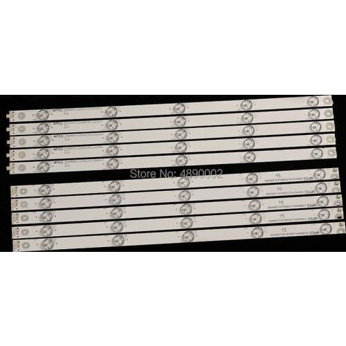 10 unids/lote para Changhong 49 pulgadas de retroiluminación LCD TV de uso LB-C490F14-E4-L-G1-DL1 49D2000 LB49006 C490F15-E2-L 1