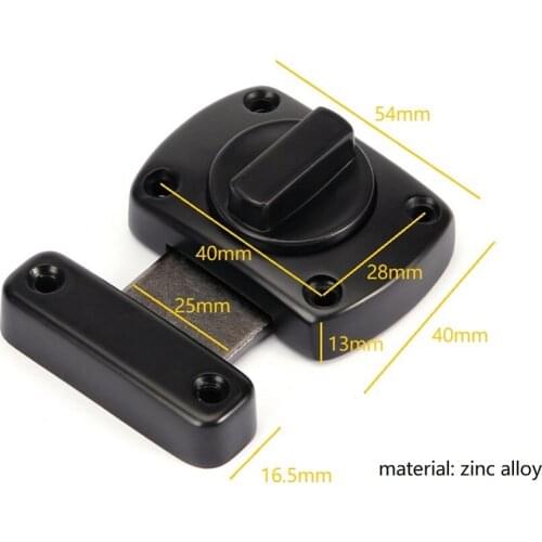 2pcs/lot Home Safety Universal Door Latch Gate Latch Security Sliding Door Lock Zinc Alloy Door Bolt With Screws