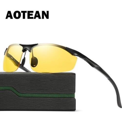 2019 New Polarized Night Driving Glasses for Mens Womens Night Vision Goggles for Drivers Anti Grare Driving UV400 Eyewear 9179