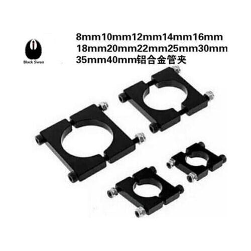8mm-40mm Aluminum Clamp for Carbon Fiber Tube DIY Quadcopter Hexacopter