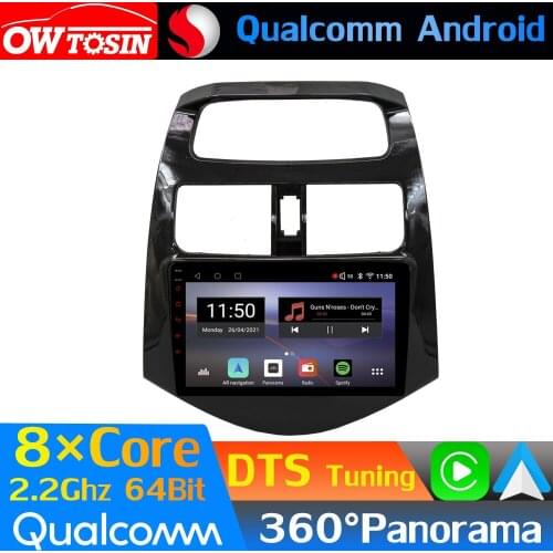 Qualcomm 8Core Android Car Media For Chevrolet Spark Beat Daewoo Matiz 2010-2014 GPS 360 Camera Radio CarPlay HDMI WiFi DTS HIFI