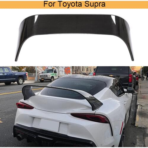 Car Rear Trunk Spoiler Wing for Toyota Supra 2019 - 2021 Rear Trunk Spoiler Boot Wing Lid Carbon Fiber