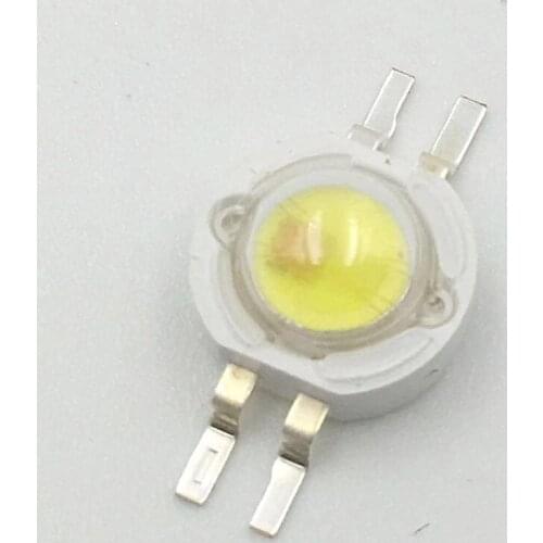 100pcs 2W 3w 6w LED chip High power Light bead red yellow white warm 620nm 590nm 30mil 45mil Chip two color 4pins Free shipping