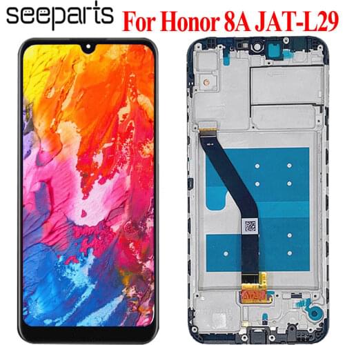 6.09'' Original New LCD Screen For Huawei Honor 8A honor 8A Pro JAT-L29 LCD Display Touch Screen Digitizer Assembly+Frame