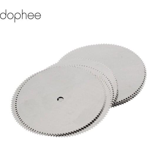 Dophee 40Pcs Dremel Accessories Stainless Steel Cutting Wheel Disc Saw Blades Cutter Disc for Wood Rotary Tool Power Tool 32mm