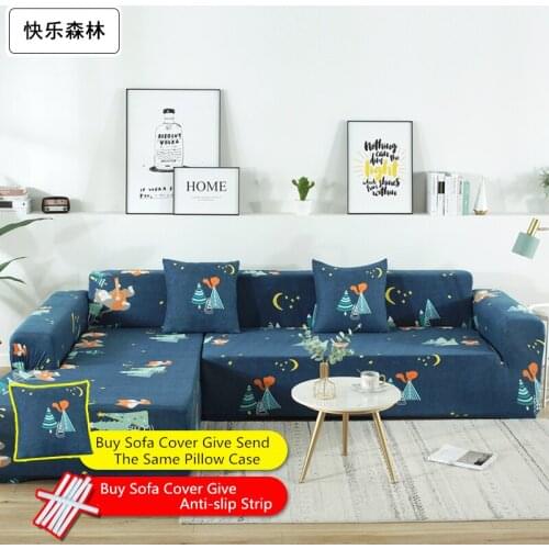 Elastic Sofa Cover Stretch Sofa Covers for Living Room Needs Order 2 Pieces Couch Covers for L-shape Corner Sectional Sofa