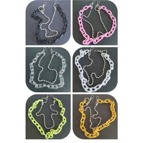 European Hip Hop Trendy Waist Chain Denim Pants Chain Ornaments Punk Street Pants Chain Unisex Double Layer Lanyard