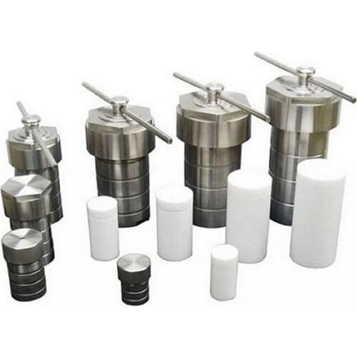 Stainless Steel Hydrothermal Autoclave Reactor + Chamber Synthesis 10ml,20ml, 25ml,100ml,200ml,300ml