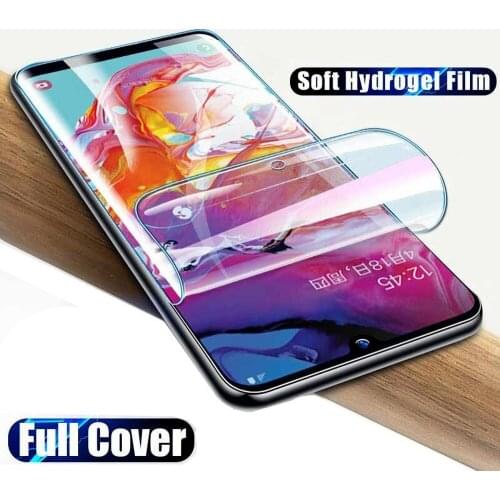 Hydrogel Film Screen Protector For Samsung Galaxy Note 10 Plus S10 S21+ S9 S8 Plus S20 FE S7 edge S10E A52 A72 S6 edge Not Glass