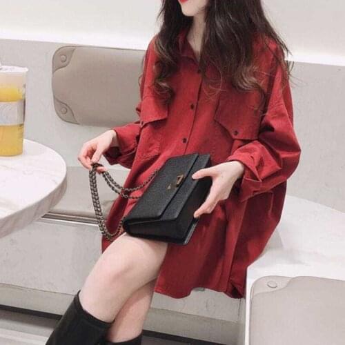 Lucyever Women's Oversized Shirts