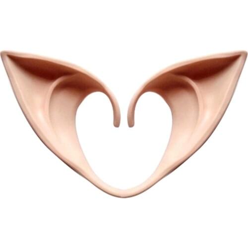 Cute Halloween Glow in The Dark Fairy Cosplay Anime Fake Elf Ears Props Pixie Costume Easter Decoration