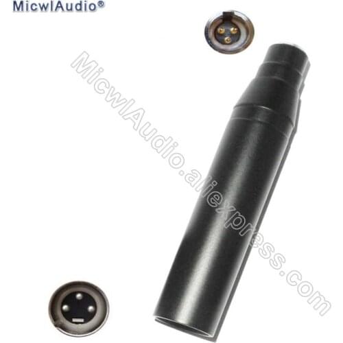 Mini XLR 3Pin Input Condenser Microphone For AKG Big 3Pin Output 10-52 Volt Phantom Power Adapter MicwlAudio Ad-004
