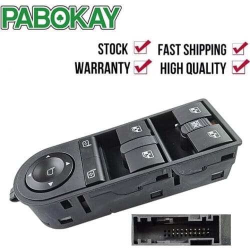 New Front Left Electric Control Master Switches 13228699 13215153 Power Window Switch For Opel Astra H Zafira B