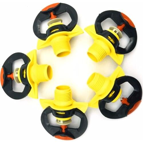 10 Pc G1/2'' Plastic Butterfly Sprinkler Head Middle Distance Nozzle Rain Shape Rotating Nozzle Garden Lawn Irrigation Fittings
