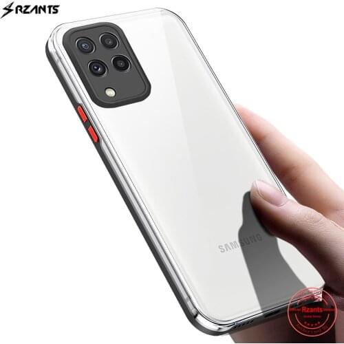 Rzants For Samsung Galaxy A22 4G 5G Galaxy M32 Phone Case HD Transparent [Dazzle] Shockproof Ultra thin Slim High Clear Cover