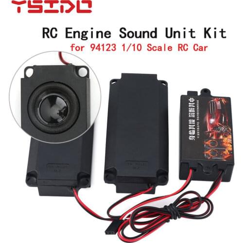 RC Engine Sound Unit Kit Engine Sound Effect Voice Simulator System for RC Car Model Accessory 94123 1/10 Scale