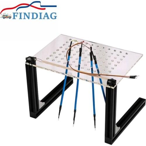 Superior ECU Auto Chip Tuning Tool For Galletto V54 With Mesh And 4 Probe Pens LED Light BDM Frame Latest Frame