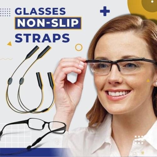 Adjustable Non-slip Glasses Lanyard Children Adult Glasses Non-slip Rope Strap Silicone Telescopic Sports HolderRope