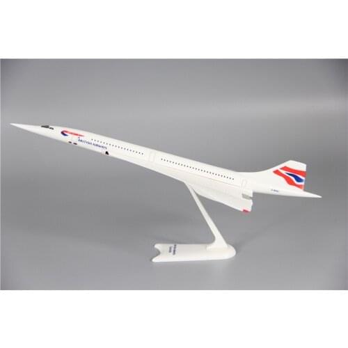 25CM 1:250 Plastic ABS Air British Concorde & AIR France Concorde Airlines Aircraft Assembled Assembly Airplane model AIR Plane