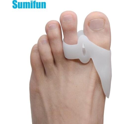 Silicone Gel Foot Toe Separator Thumb Valgus Orthopaedic Foot Protector Bunion Adjuster Hallux Valgus Guard Feet Care Z46901