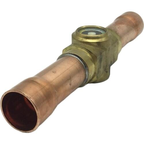1-1/8" sight glass can be installed in larger capacity refrigeration plant or heat pump, such as compressors rack