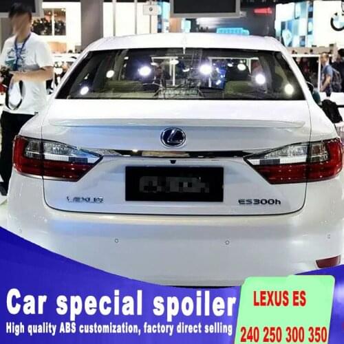 New design high quality spoiler for LEXUS ES 240 250 300 350 2012 2013 2014 model spoiler by primer any color paint rear wing