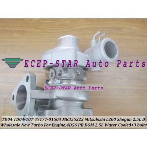 TD04 49177-01504 49177-01512 49177-01503 MR355222 MD195396 Turbo For Mitsubishi Pajero II L200 L300 Shogun 4D56 PB DOM DE 2.5L D