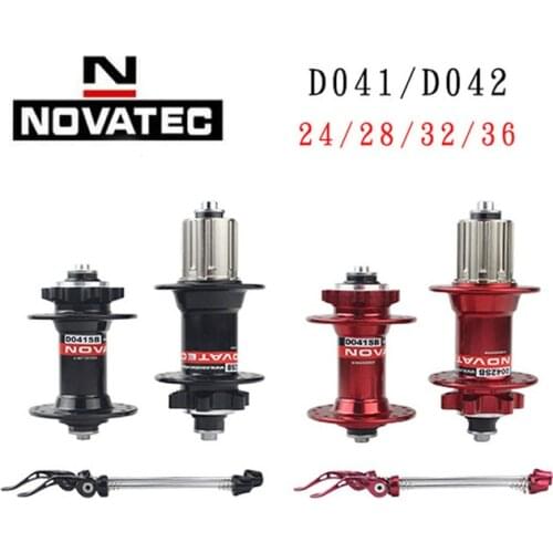Novatec hub D041SB D042SB disc card brake MTB mountain bike hub bearing bicycle hubs 24 28 32 36 Holes support 8/9/10/11 speed