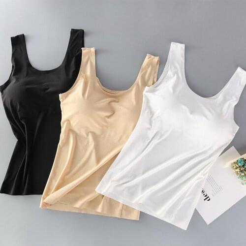 Japanese Ice Silk Breathable Long Beautiful Back Seamless Camisole Without Steel Ring Bottoming Wide Shoulder Tube Wrapped Chest