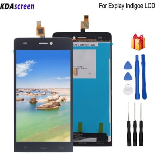 For Explay indigo LCD Display Touch Screen Assembly Replacement For Explay indigo Screen LCD Display Phone Parts Free Tools