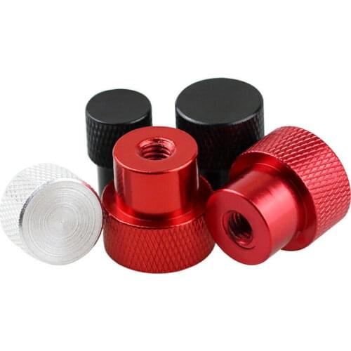 1Pcs M3 M4 M5 M6 M8 M10 Blind Hole Hand Nut Aluminum Alloy Knurled Step Nut With Collar Thumb Nuts