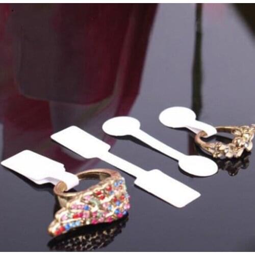 200pcs Paper Ring Display Card Bracelet Packaging Card Jewelry Holder Necklace Organizer Card Jewellery Price Tags