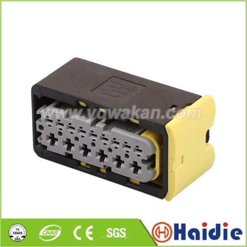 2sets 15pin auto wiring harness plug cable electric plug connector 2-1563878-1