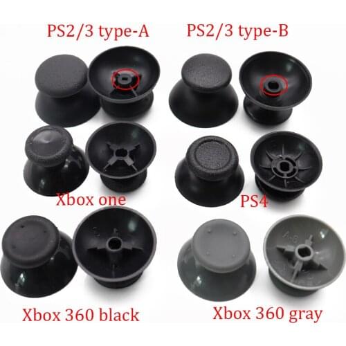 2pcs Analog Joystick thumb Stick grip Cap for Sony PlayStation Dualshock 3/4 PS3 PS4 Xbox 360/One joypad Controller Thumbsticks
