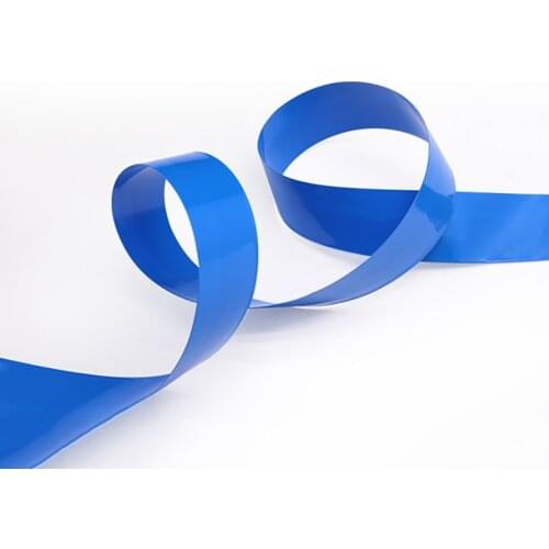 7mm-17mm Blue PVC Heat Shrink Tube Battery Sleeve Heat Shrinkable Film Battery Pack 1-10M