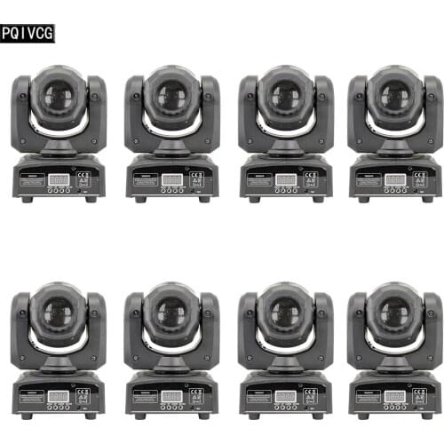 8 PCS LED Spot 60W Pattern Light Stage Led Moving Head Light 60W gobo Effect With 3 Prism DJ Moving Light