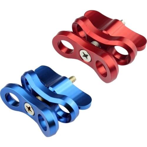 2 Pcs Camera Accessory Diving Lights Ball Butterfly Clip Arm Clamp Mount Aluminum For Gopro Hero 3+/4/5 Xiaoyi Gitup SJ6000 Came