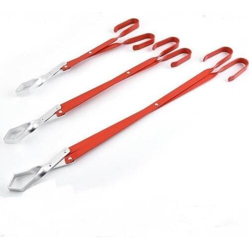 Aluminum Charcoal Tongs Barbecue Indispensable Barbecue Tongs 3 Size To Choose Durable Charcoal Tongs Safety BBQ Food Tool