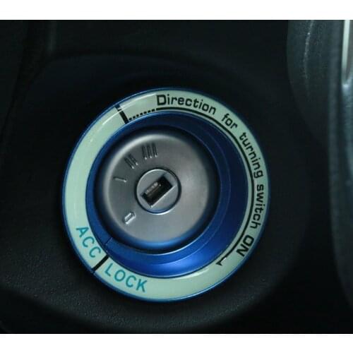 Auto Car Ignition Key Switch Ring Trim Key Hole Circle Sticker for Ford Focus 2 3 4 MK2 MK3 MK4 Kuga Escape Everest Mondeo