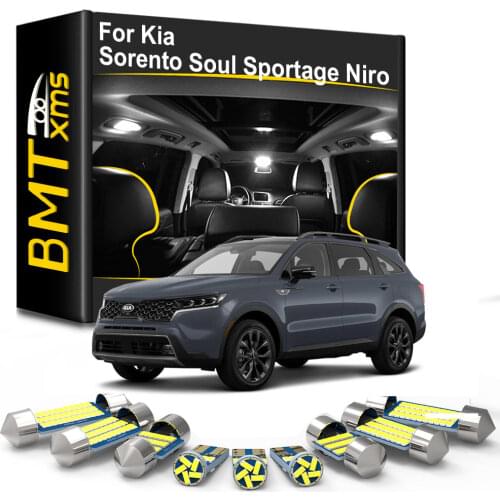 BMTxms For KIA Stonic Seltos Mohave Niro Soul Sportage Sorento 1994-2010 2011 2012 2013 2014-2021 Canbus LED Interior Light