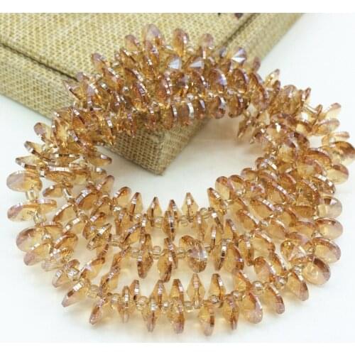 Factory outlet 190pcs 4*8mm multicolor crystal glass bicone loose accessories seed spacer beads diy finding jewelry making B2883