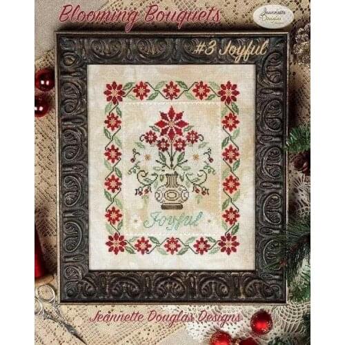 -Thanksgiving Bouquet 3-34-39 Cross Stitch Set Chinese Cross-stitch Kit Embroidery Needlework Craft Packages Fabric Floss