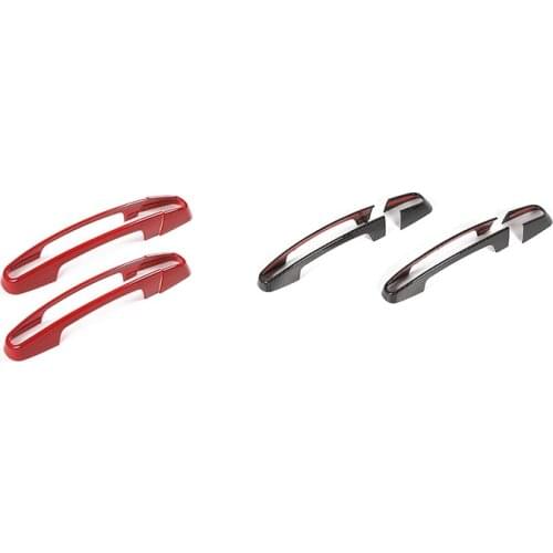 Exterior Door Handle Inserts Cover Outdoor Handle Bowl Trim Decor for Chevrolet Camaro 2017 2018 2019 2020