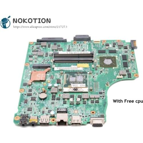 NOKOTION For Acer asipre 4745 4745G Laptop Motherboard MBPSL06001 DA0ZQ1MB8F0 HM55 DDR3 HD5650 1GB Free CPU