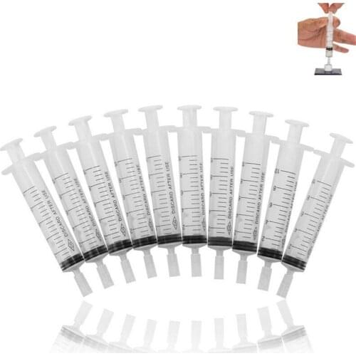 2/5/10ml Plastic Syringe Perfume Dispenser for Refill Cosmetic Liquid Essential Oil Portable Quantitative Dispensing Tools