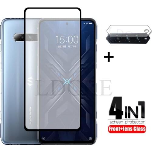 Full Glass For Xiaomi Black Shark 4 Glass Cover Tempered Glass for Black Shark 4 Camera Lens Glass For Black Shark 4 Pro Lens